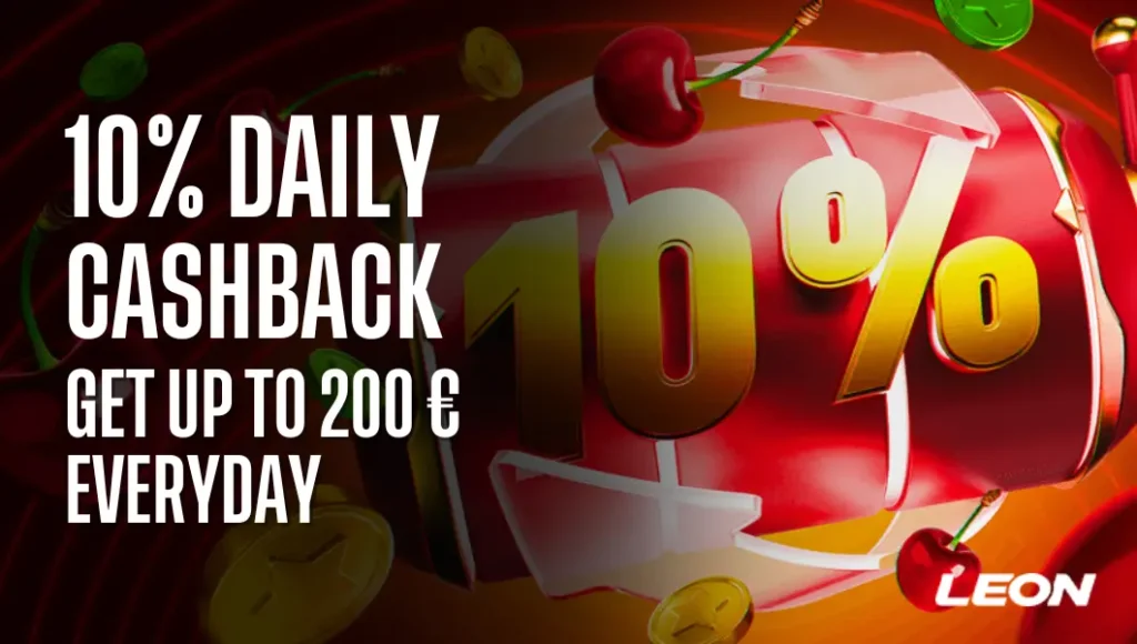 Leon 10% daily cashback